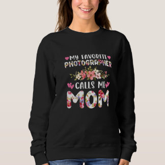 Sweatshirt Mon photographe favori m'appelle Maman Photographi
