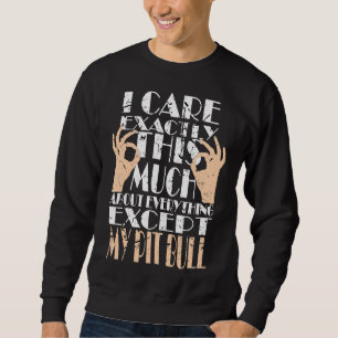 Sweatshirt Mon Pit Bull Est Tout Ce Qui M'Intéresse