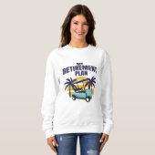 Sweatshirt Mon plan de retraite Golf (Devant entier)