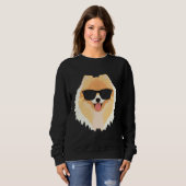 Sweatshirt Mon Poméranien Est Le Plus Coolé (Devant entier)