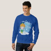 Sweatshirt Mon pote, l'Elf Snowball combat ! (Devant entier)