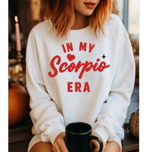 Sweatshirt mon sweat-shirt d'ère scorpion, cadeau d'anniversa