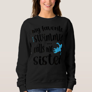 Sweatshirt Mon Swimmer Préféré M'Appelle Swim Sister