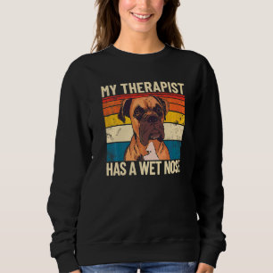 Sweatshirt Mon Thérapeute A Une Thérapie De Chien Pour Animau