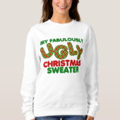 Sweatshirt Mon vilain pull de Noël (Devant)