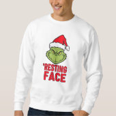 Sweatshirt Mon visage est en vacances. (Devant)