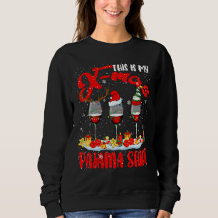 Sweatshirt Mon X Mas Pyjama Chemise Noël Père Noël Reindeer E