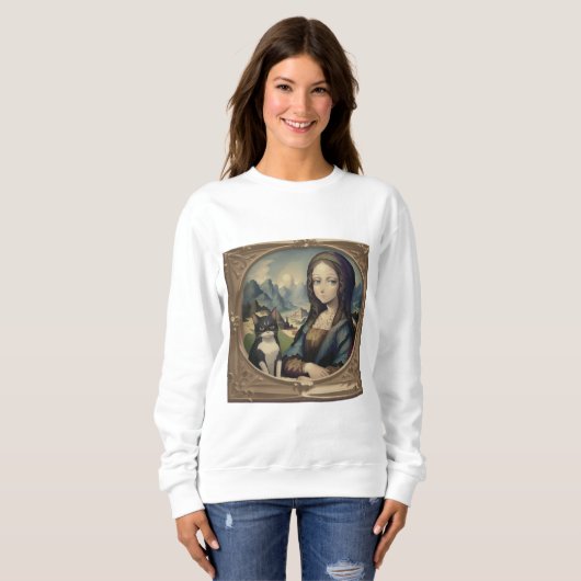 Sweatshirt Mona Lisa (Devant entier)