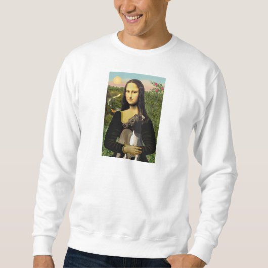Sweatshirt Mona Lisa - Lévrier Italien (Devant)