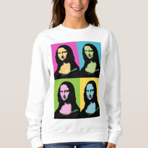 Sweatshirt Mona Lisa - Style Pop Art