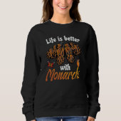 Sweatshirt Monarch Butterfly 1 (Devant)