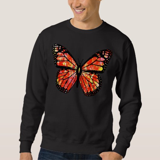 Sweatshirt Monarque papillon Natures Faune Créatures Eau (Devant)