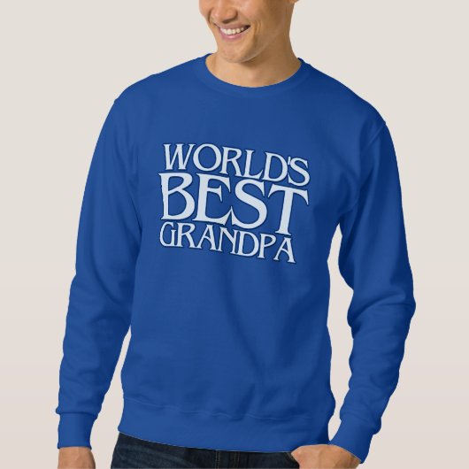 Sweatshirt Monde meilleur grand-père (Devant)