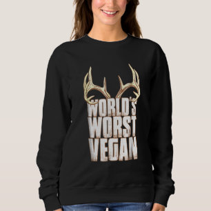 Sweatshirt Mondes de chasse aux cerfs Les pires Vegan