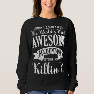 Sweatshirt Mondes les plus merveilleux Comptable Appréciation