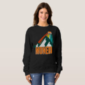 Sweatshirt Monero Xmr Crypto Mountain Sun Rays Cryptomonnaie (Devant entier)