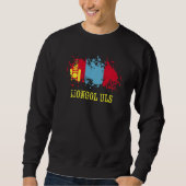 Sweatshirt Mongolian enthusiasts for Mongol Uls and Mongolia (Devant)