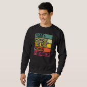 Sweatshirt Monique La meilleure maman du monde Mo (Devant entier)