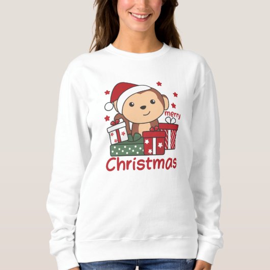 Sweatshirt Monkey Christma (Devant)