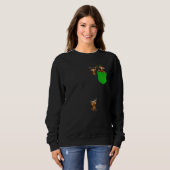 Sweatshirt Monkey   Cute Monkey Pocke for Kids Monkey  1 (Devant entier)