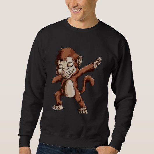 Sweatshirt Monkey Fan Monkey Monkey Dabbing Kids (Devant)