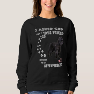 Sweatshirt Monkey Terrier Chien Citer Maman Papa Costume Cute