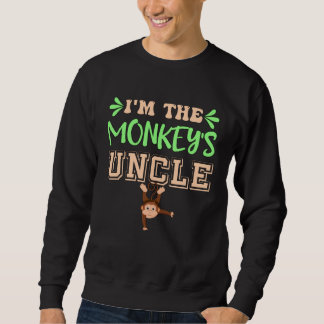 Sweatshirt Monkey Zoo Animal  Family Uncle