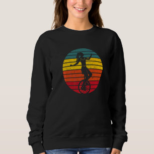 Sweatshirt Monocycle vintage à roue unique pour acrobates