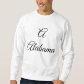 Sweatshirt Monogramme de l'Alabama (Devant)