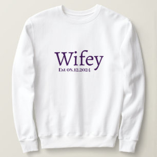 Sweatshirt Monogramme minimaliste moderne et élégant