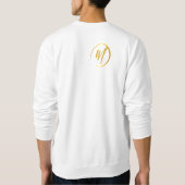Sweatshirt Monogramme or (Dos)