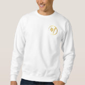 Sweatshirt Monogramme or (Devant)