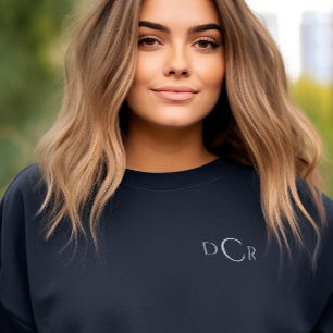 Sweatshirt Monogramme personnalisé