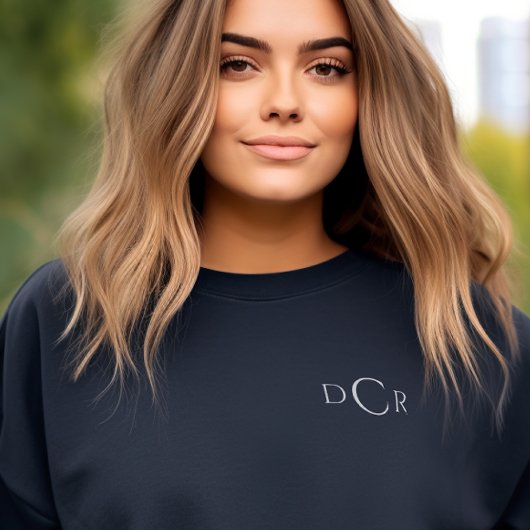 Sweatshirt Monogramme personnalisé