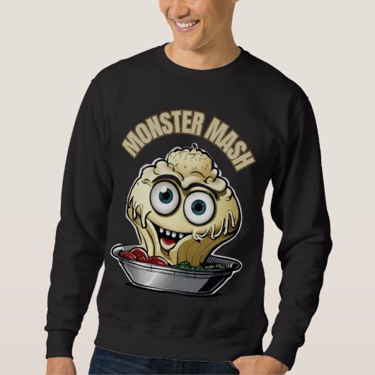Sweatshirt Monster Mash Cute Musical Halloween (Devant)