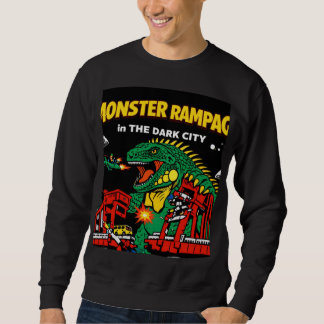 Sweatshirt Monster Rampage in Dark City