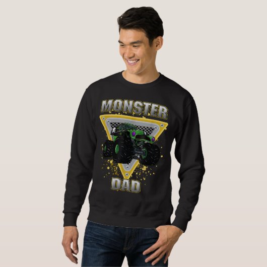 Sweatshirt Monster Truck Papa (Devant entier)