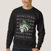 Sweatshirt Monstera Houseplant (Devant)