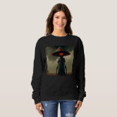 Sweatshirt Monstre de Flatwoods Braxie 1952 Alien Cryptide Ef (Devant entier)