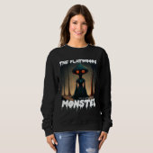 Sweatshirt Monstre de Flatwoods Braxie 1952 Alien Cryptide Ef (Devant entier)