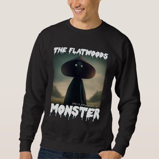 Sweatshirt Monstre de Flatwoods Braxie 1952 Créature Cryptide (Devant)