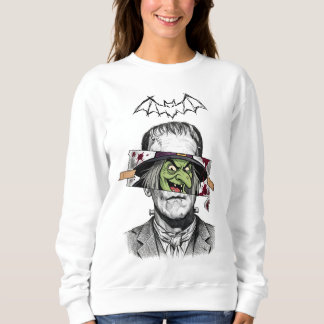 Sweatshirt Monstre de Frankenstein rencontre la sorcière méch