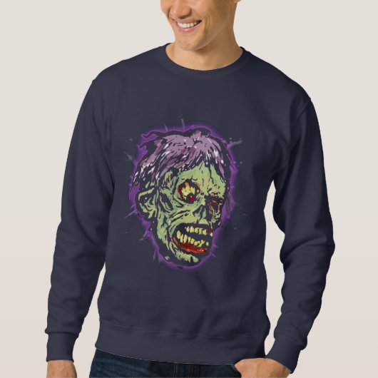 Sweatshirt Monstre de zombi (choc) (Devant)
