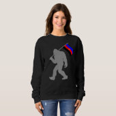 Sweatshirt Monstre Drapeau De Fierté Polyamoral Sur Polyamora (Devant entier)