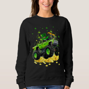 Sweatshirt Monstres lépreux Shamrock St Patrick Day B