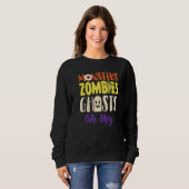 Sweatshirt Monstres Zombies Fantômes (Devant entier)