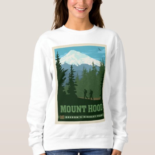 Sweatshirt Mont Hood | Oregon (Devant)