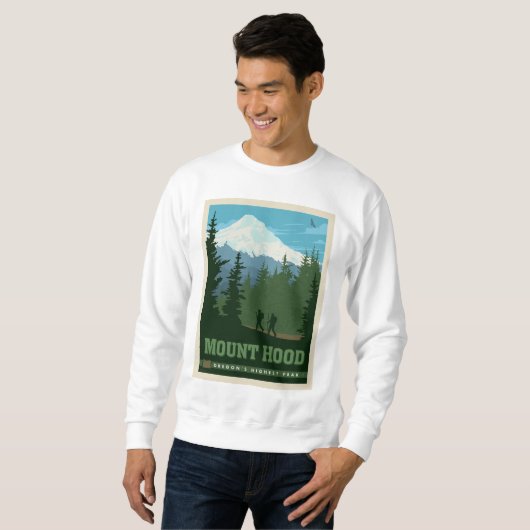 Sweatshirt Mont Hood | Oregon (Devant entier)