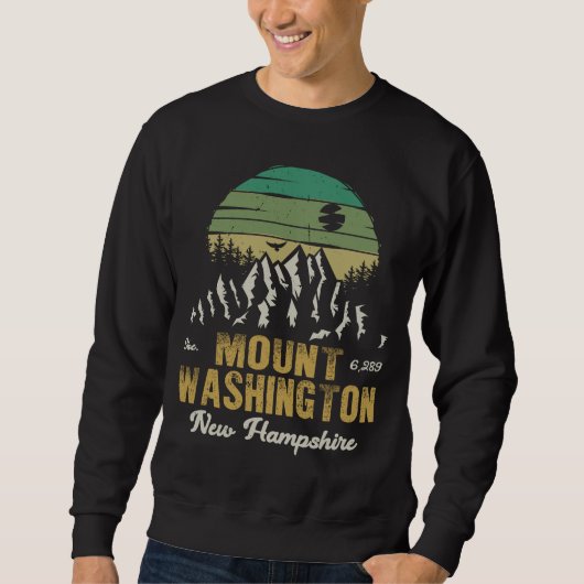 Sweatshirt Mont Washington New Hampshire (Devant)