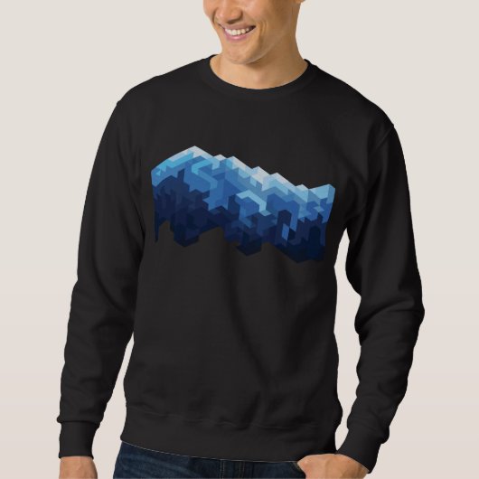 Sweatshirt Montagne des neiges (Devant)